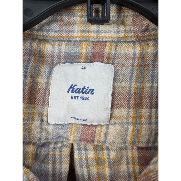 Katin Multicolor Plaid Casual Button Down Shirt - Picture 3 of 5
